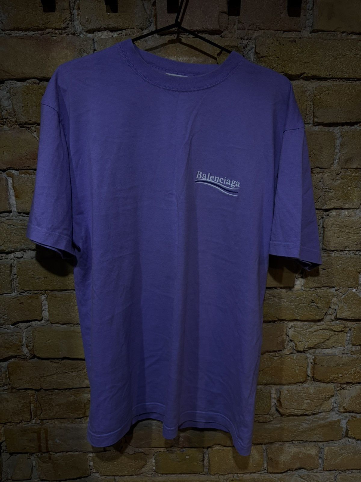 Balenciaga balenciaga embroidered campaign tee Size US XS / EU 42 / 0 - 1 Thumbnail