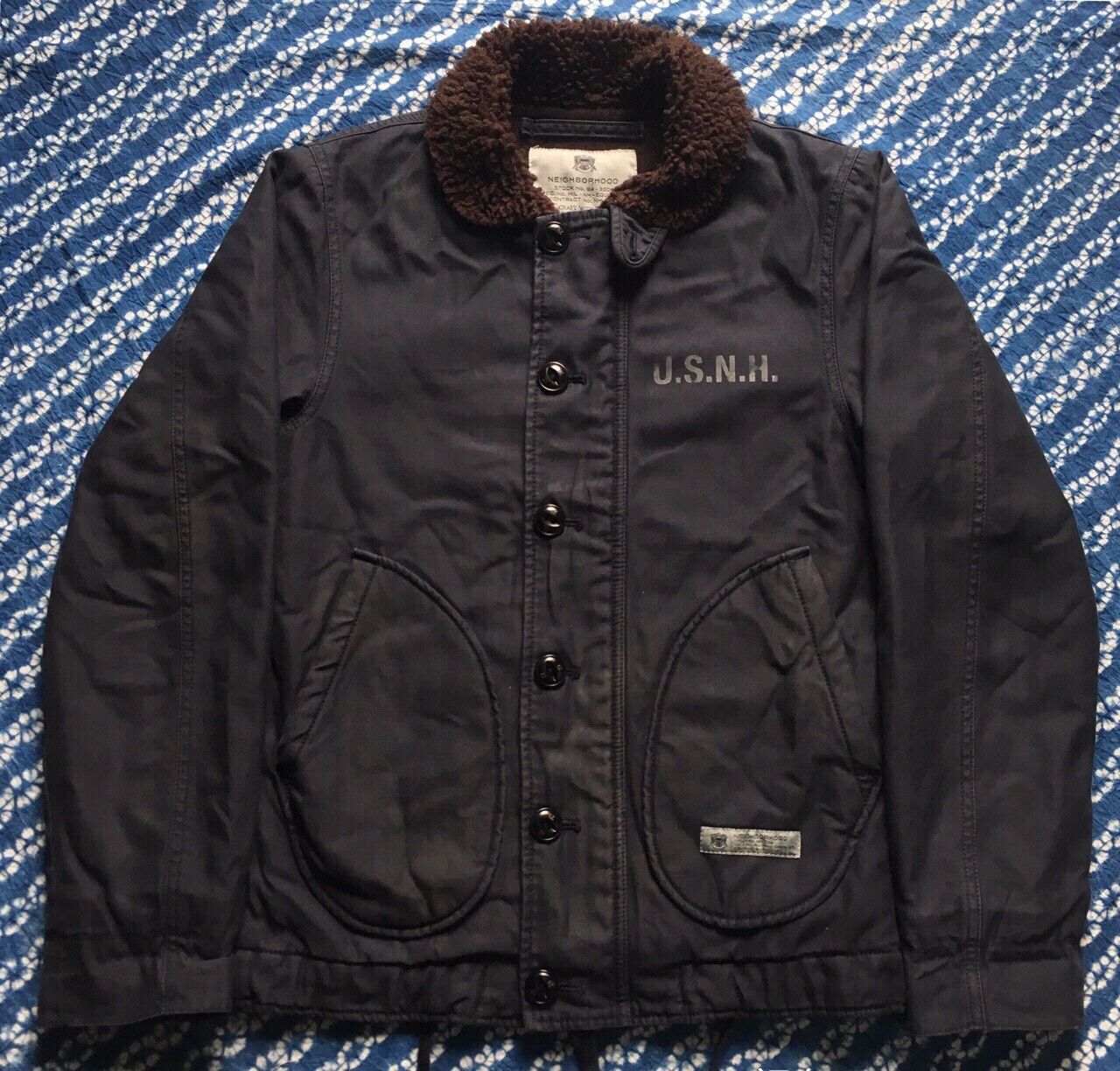 Neighborhood Neighborhood N1 Cotton Jacket in Deep Blue Size US S / EU 44-46 / 1 - 1 Thumbnail