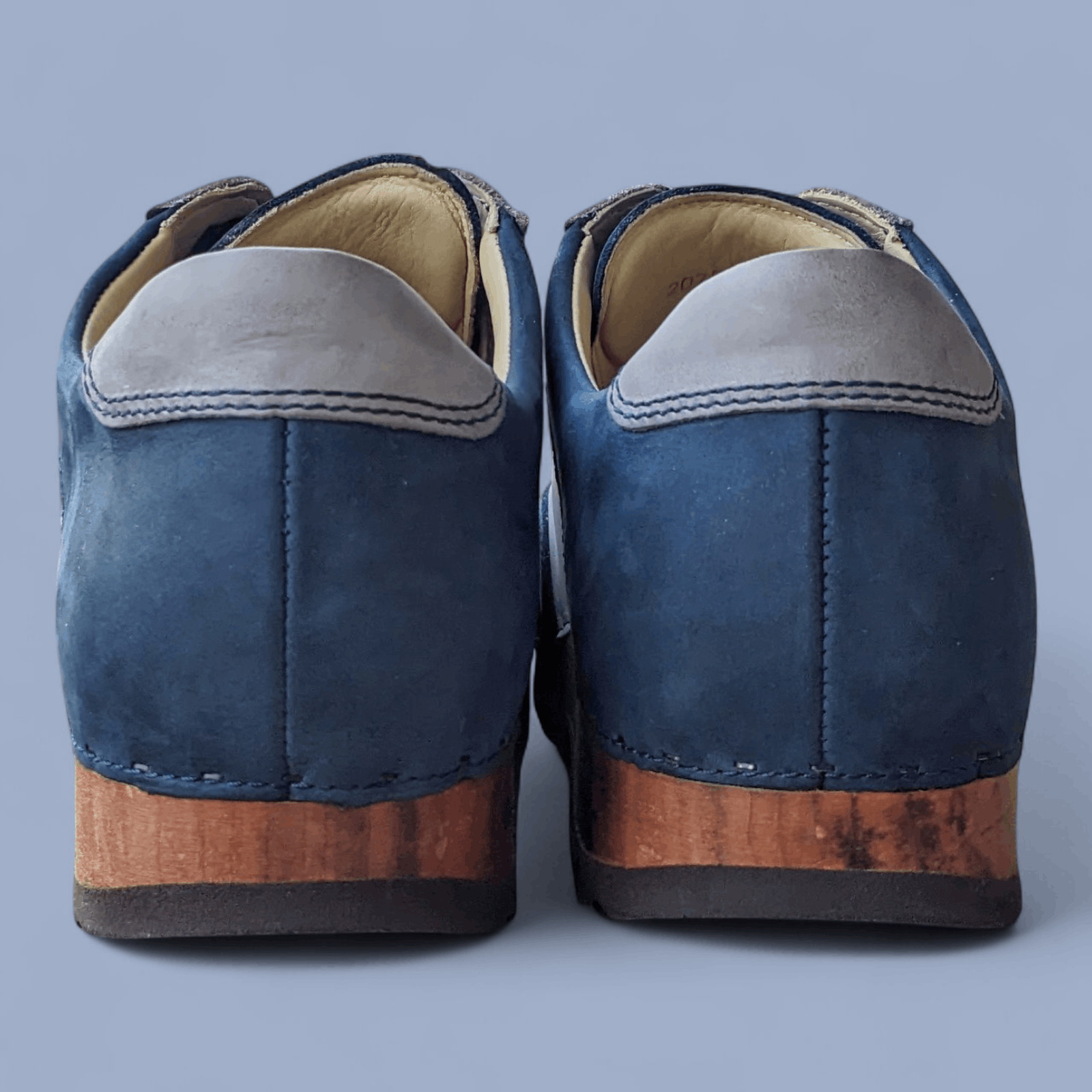 Other Woody Vintage Leather Sneakers SizeEU42–Handmade Wooden Sole Size US 9 / EU 42 - 5 Thumbnail