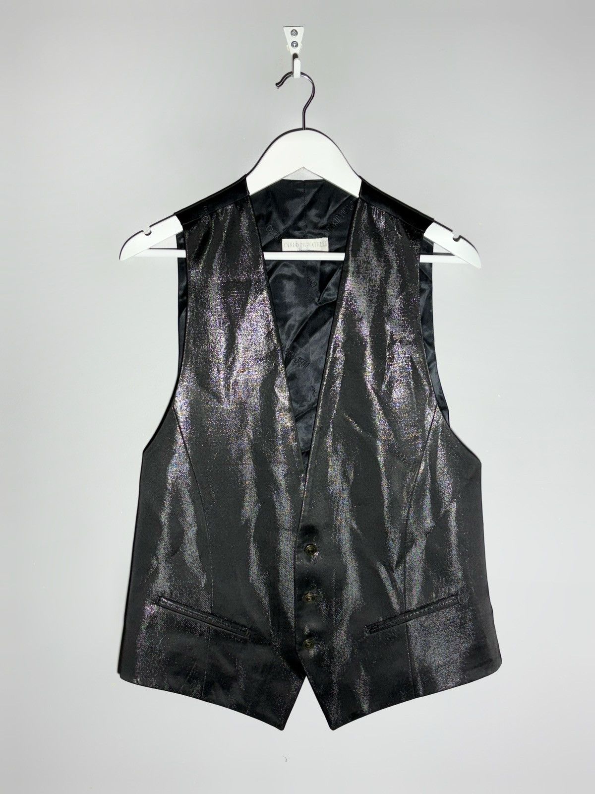 Carlo Pignatelli Carlo Pignatelli Cerimonia Black Shiny Metallic Glossy Set Size 50R - 17 Thumbnail