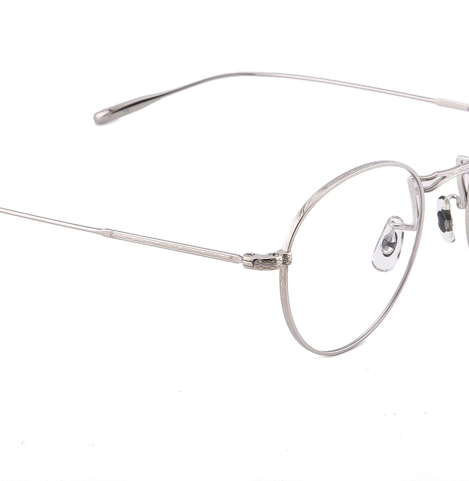 Oliver Peoples OLIVER PEOPLES HANLON OV7018T 7018 Silver Filigree Titanium Size ONE SIZE - 2 Thumbnail