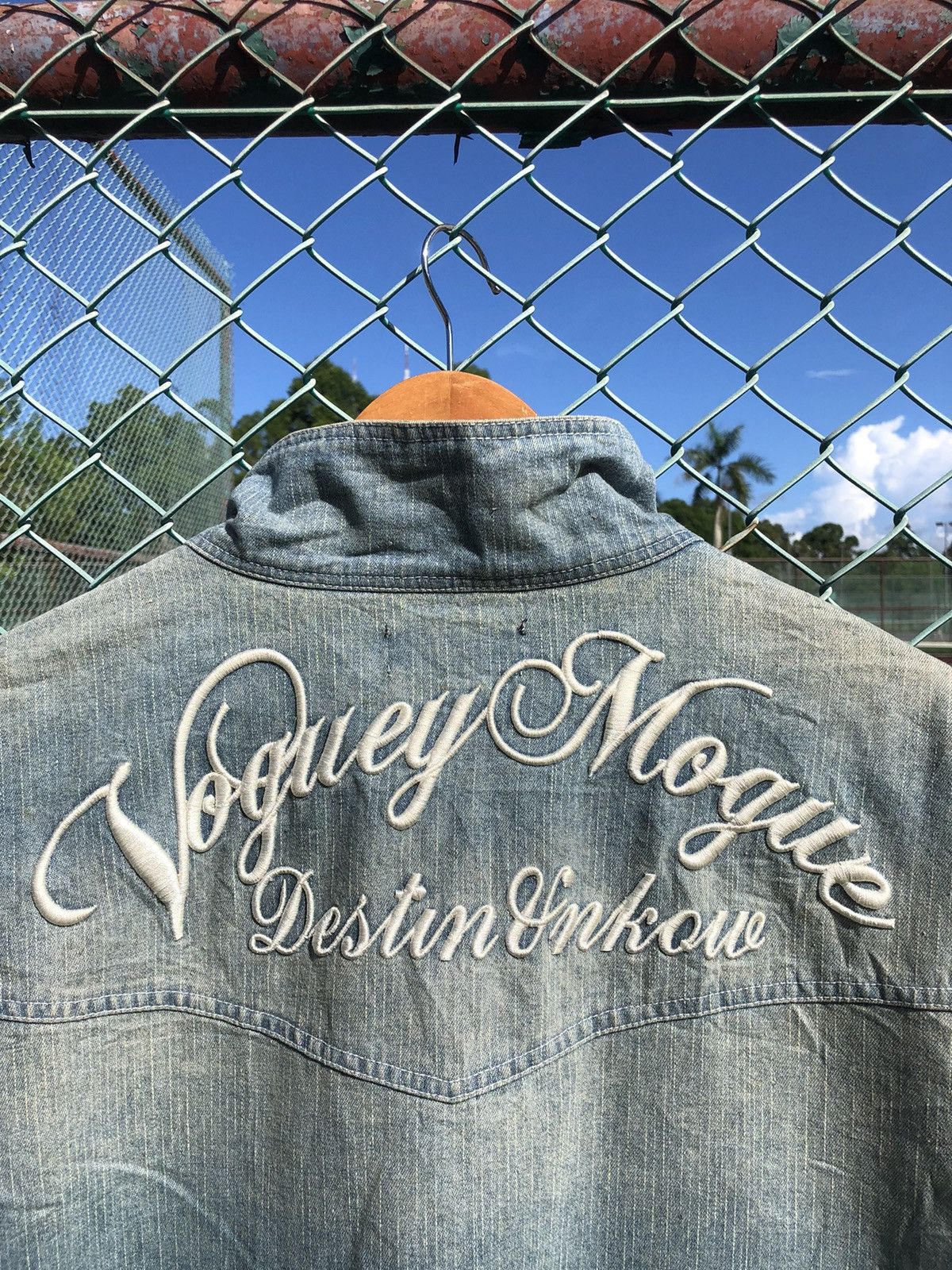 Japanese Brand × Le Grande Bleu (L.G.B.) × Vintage Vintage Mud Wash In The Attic Homme Bondage Denim Jacket Size US XL / EU 56 / 4 - 3 Thumbnail