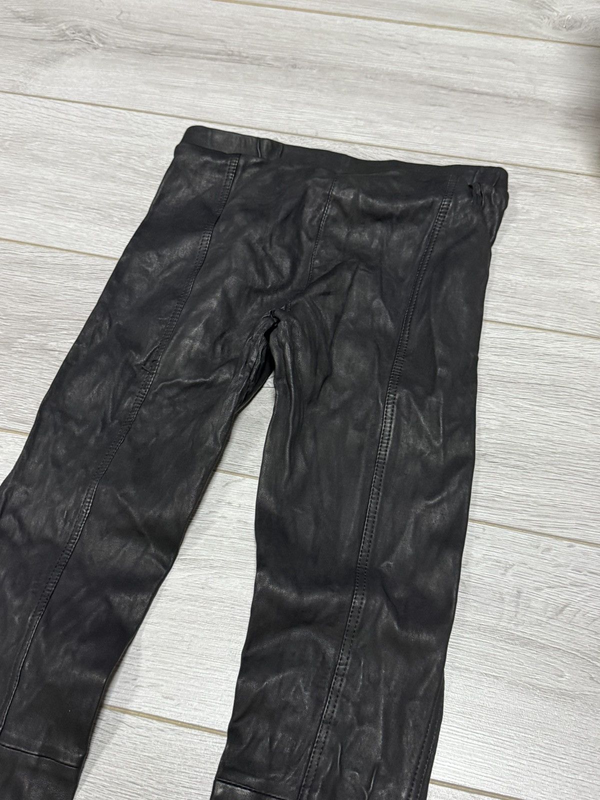 Allsaints AllSaints Leather Trousers Pants leggings Size 27" / US 4 / IT 40 - 7 Thumbnail