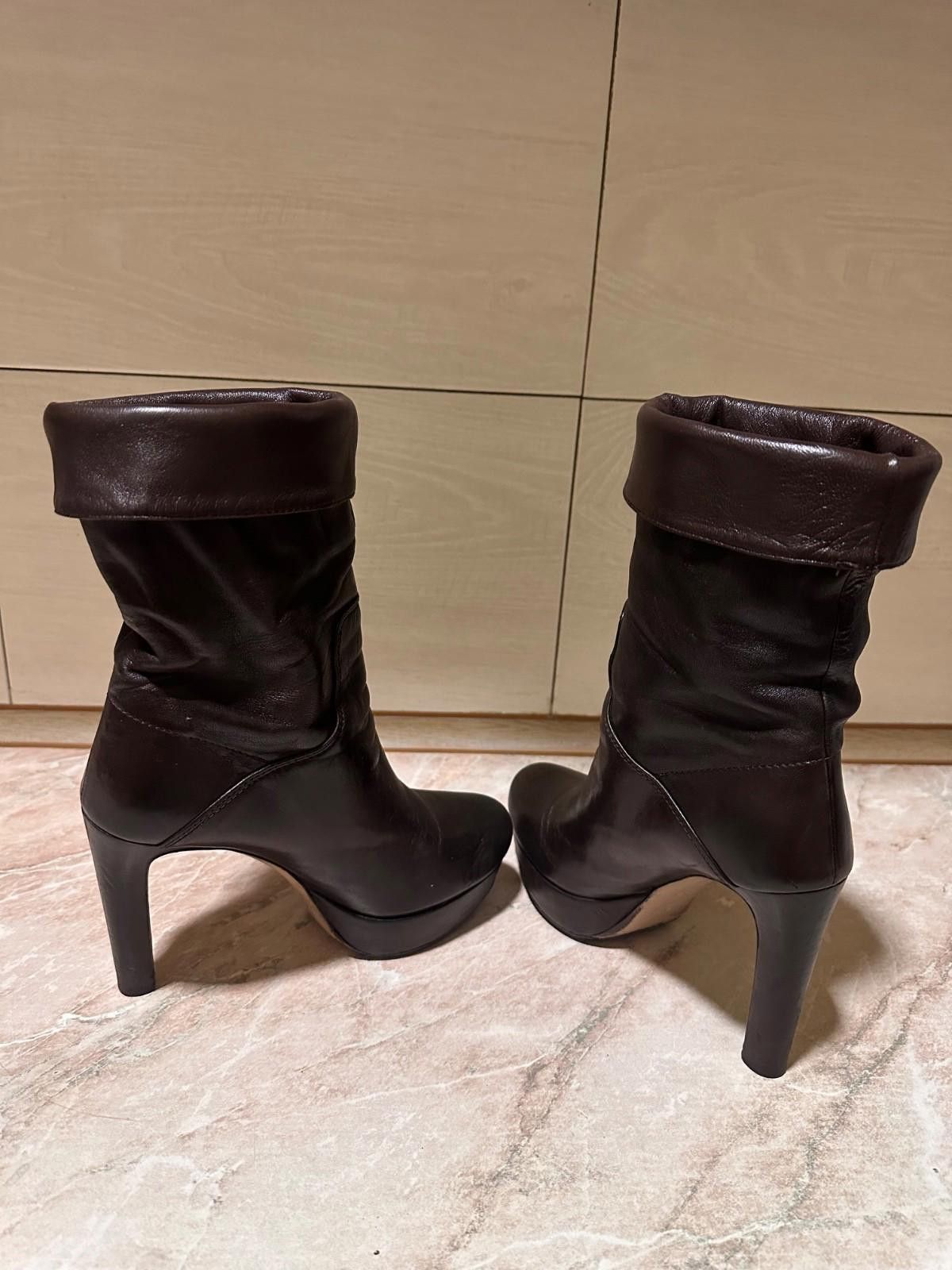 Miu Miu Miu Miu Leather boots Sz 36.5 IT Size US 6.5 / IT 36.5 - 6 Thumbnail