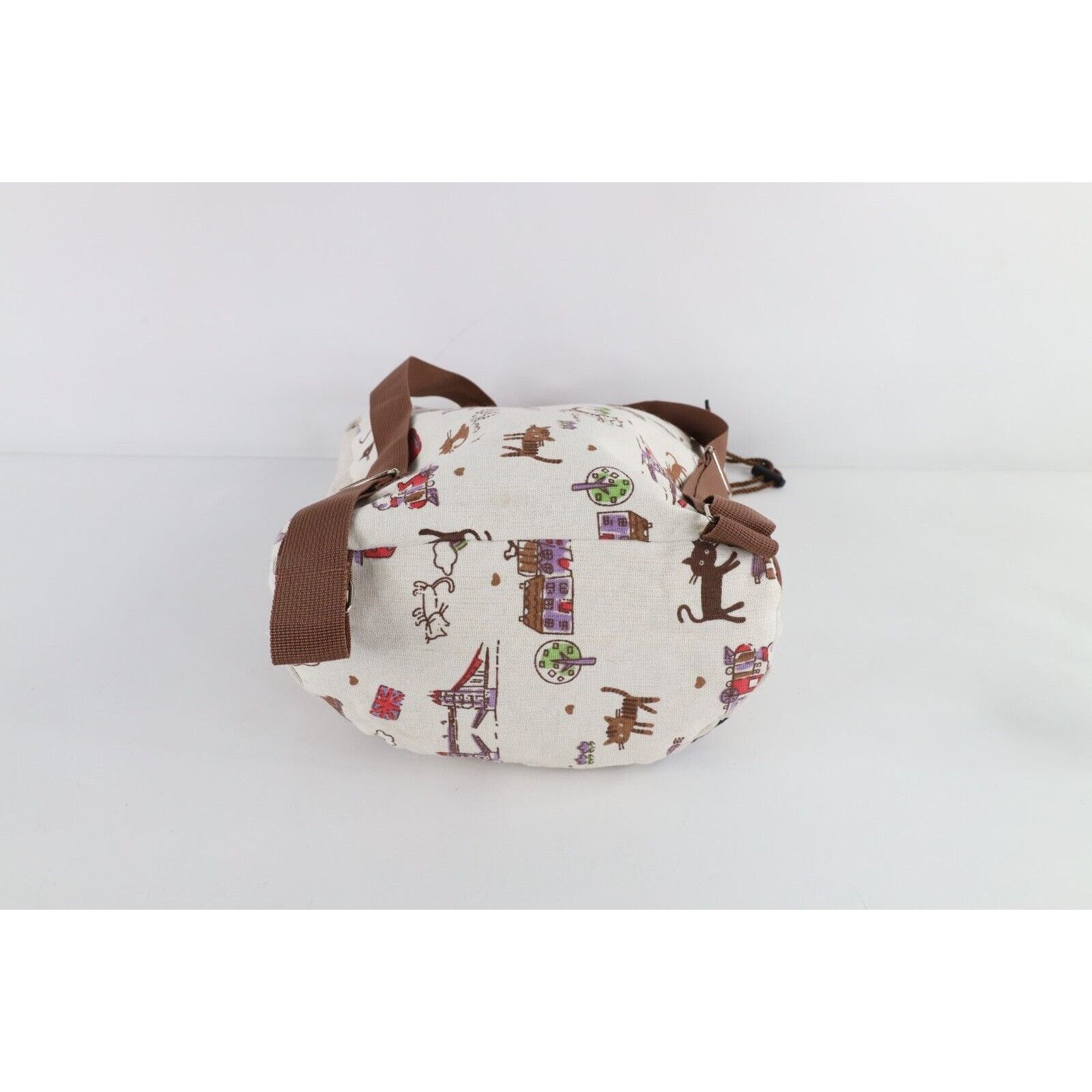 Vintage New Vintage Y2K All Over Print Cat Kitten Backpack Bag Size ONE SIZE - 7 Thumbnail