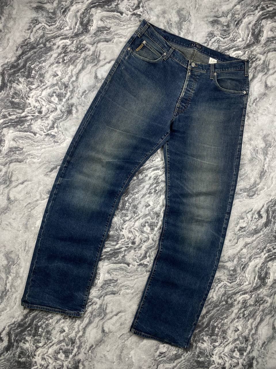 Armani Vintage Armani Denim Baggy Jeans Size US 38 / EU 54 - 8 Thumbnail