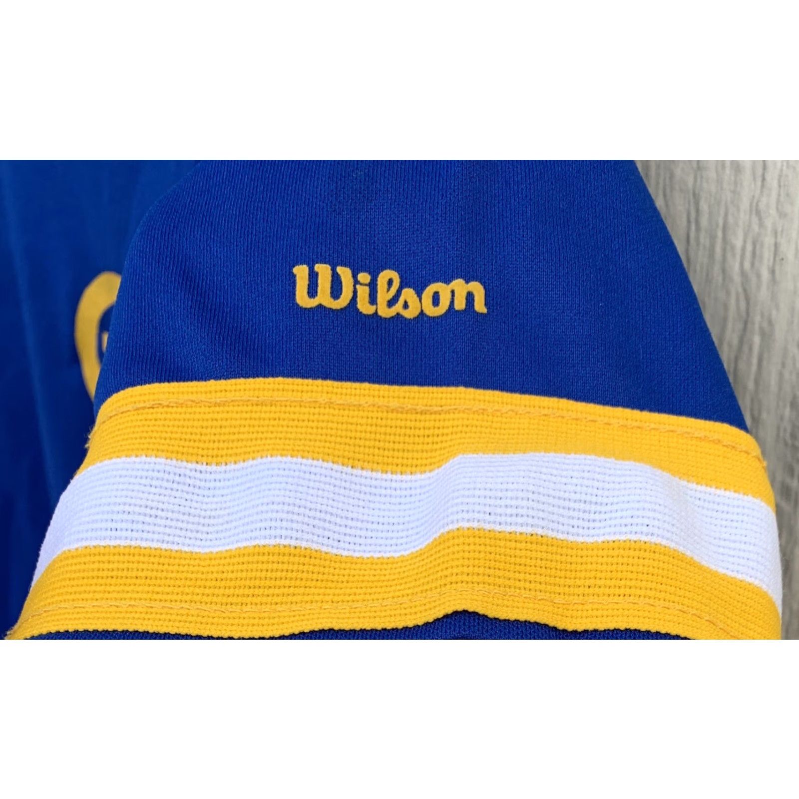 Wilson VINTAGE Wilson Baseball Jersey Puglizevich 8 Polyester M Blue Size US M / EU 48-50 / 2 - 7 Thumbnail