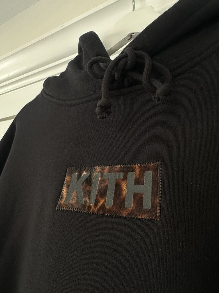 Kith Kith Classic Logo Leopard Applique Nelson Hoodie Black Size US XL / EU 56 / 4 - 4 Thumbnail