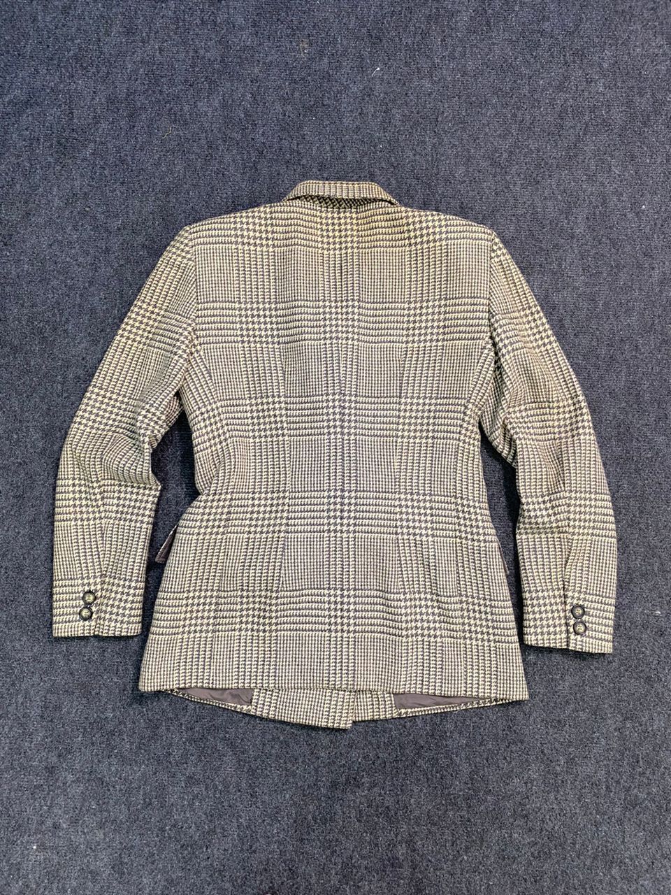 Gucci 80s Gucci Houndstooth Wool Blazer Size XS / US 0-2 / IT 36-38 - 10 Thumbnail