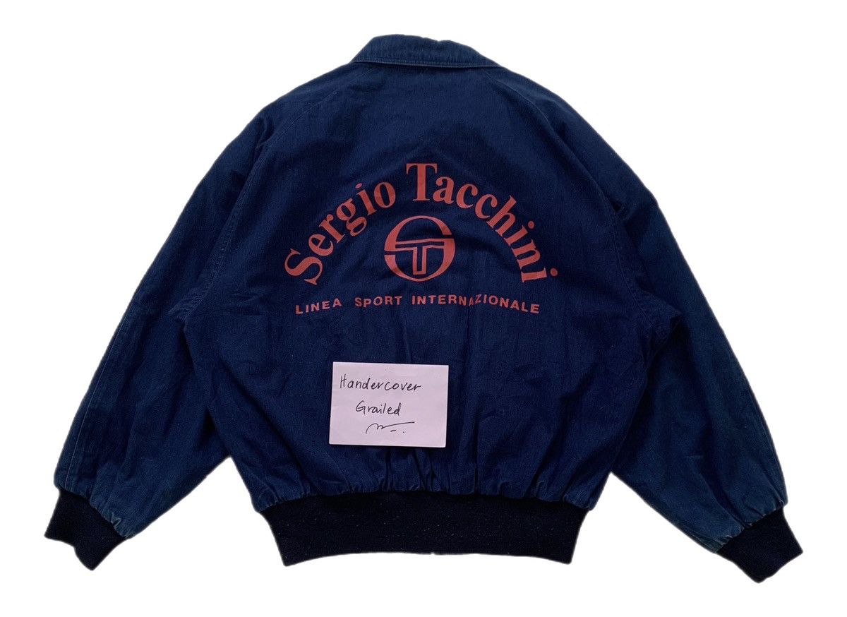 Sergio Tacchini Sergio Tacchini Big Print Logo Bomber Jacket Size US L / EU 52-54 / 3 - 1 Thumbnail