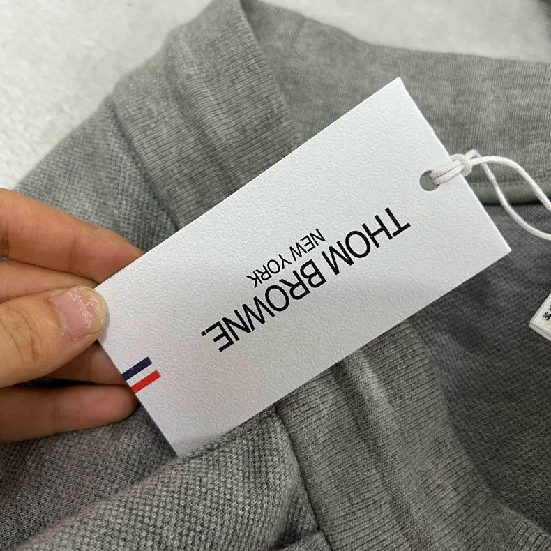 Thom Browne Thom Browne Gray striped shorts Size US 40 / EU 56 - 5 Thumbnail