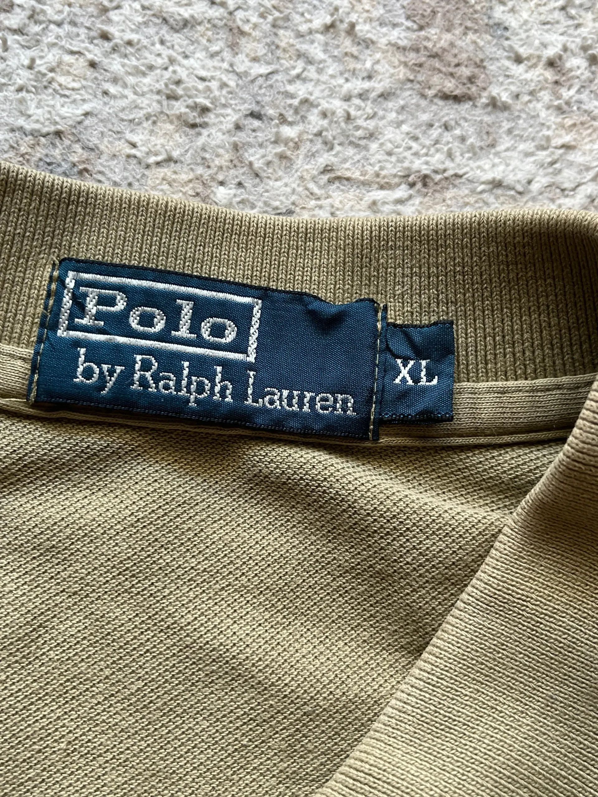 Polo Ralph Lauren Polo Ralph Lauren Sz XL Khaki Polo Shirt Small Pony Size US XL / EU 56 / 4 - 5 Thumbnail