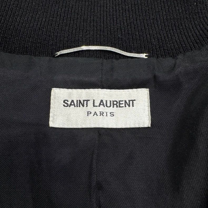 Saint Laurent Paris Saint Laurent Paris Black and white patchwork Teddy jacket Size US XL / EU 56 / 4 - 2 Thumbnail