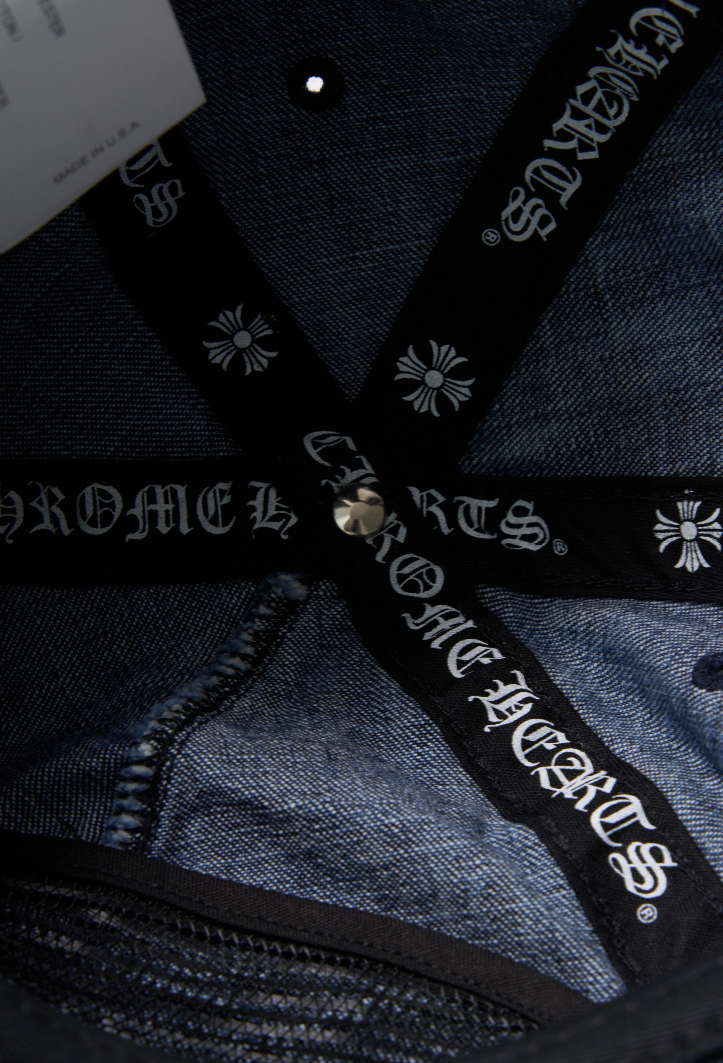 Chrome Hearts Chrome Hearts Slouchy 5 Panel Cap denim Size ONE SIZE - 5 Thumbnail