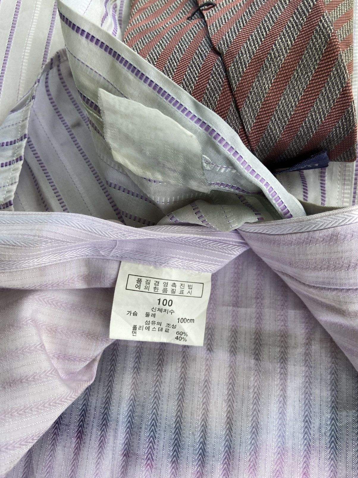 Vintage Vintage 90s Balenciaga Double layer shirt destroyed Size US L / EU 52-54 / 3 - 8 Thumbnail