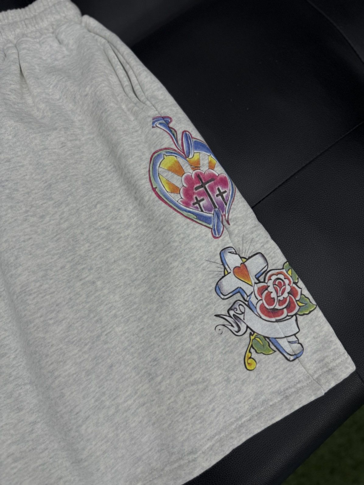 Other We Are Righteous Grey Cotton Shorts Size M (NEW) Size US 30 / EU 46 - 4 Thumbnail