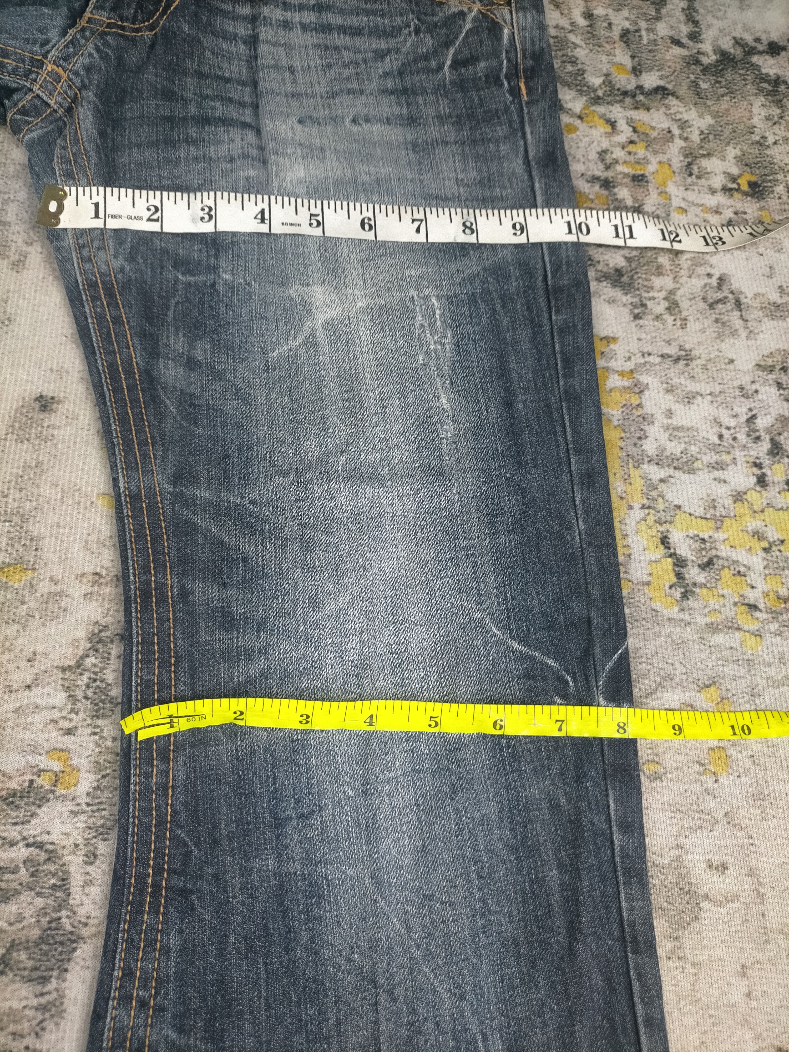 Tornado Mart Flared Sky Bomber Insane Mudwash Jeans Size US 32 / EU 48 - 11 Thumbnail