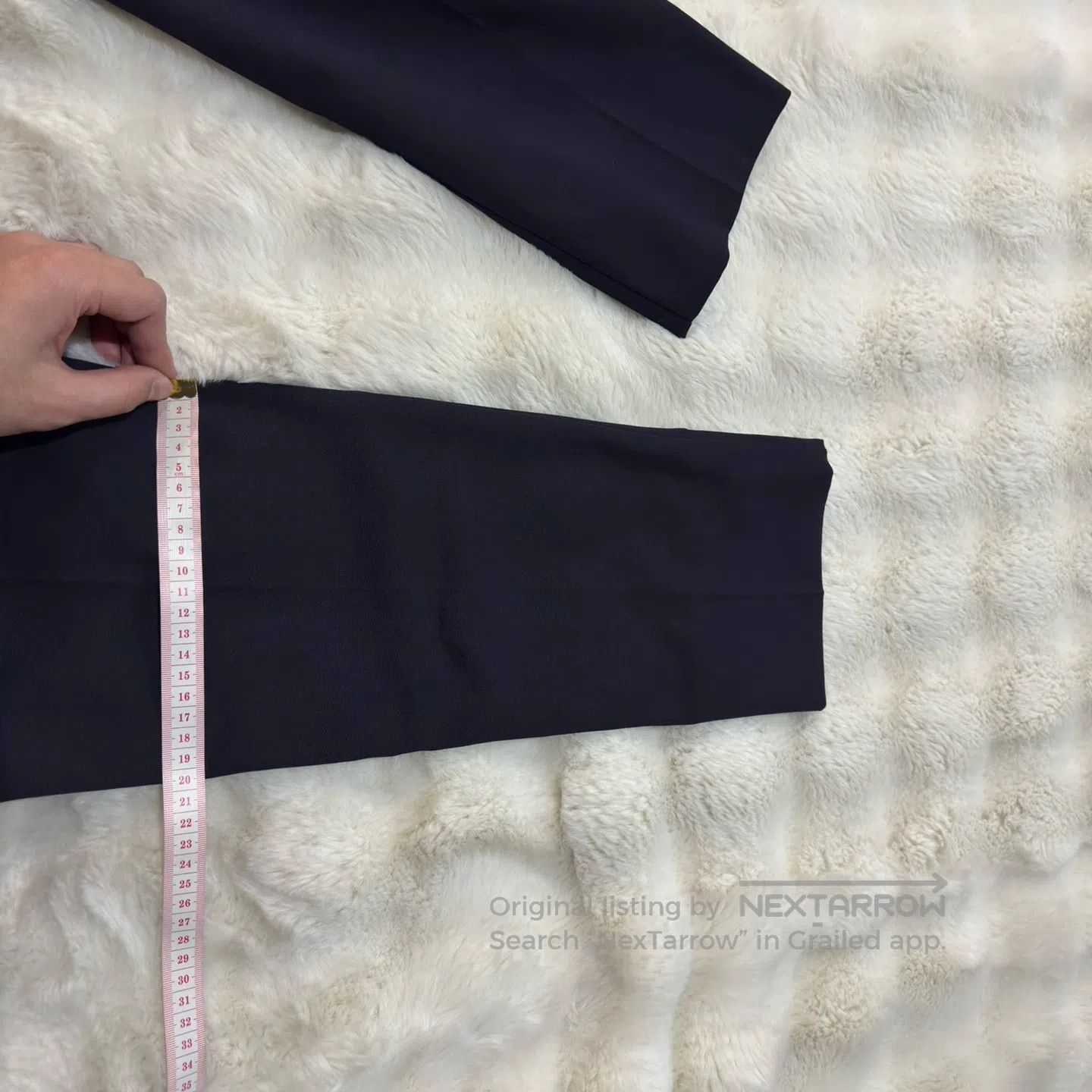 Saint Laurent Paris Saint Laurent Paris Deep Blue Smoking Trousers| Size US 34 / EU 50 - 8 Thumbnail