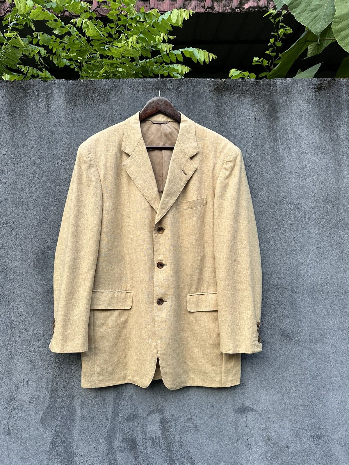 Christian Dior Monsieur Vintage Christian Dior Monsieur Yellow Blazer Jacket Size US M / EU 48-50 / 2 - 2 Thumbnail