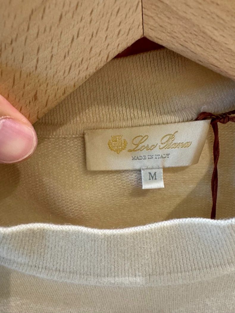Loro Piana LORO PIANA Men's round neck casual cashmere sweater 100% c Size US M / EU 48-50 / 2 - 3 Thumbnail