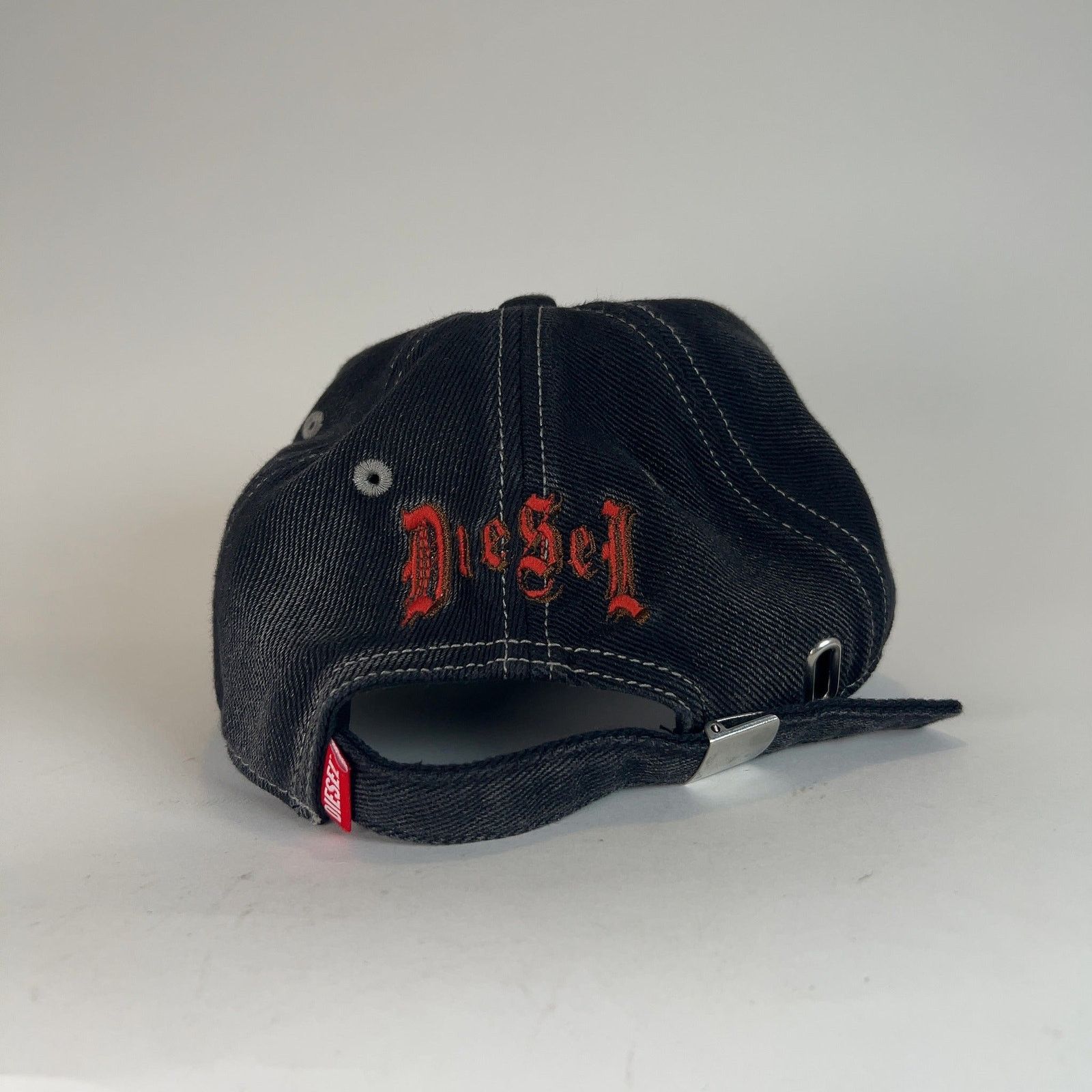 Diesel Diesel Military 'D' Logo Washed Denim Patch Hat Size ONE SIZE - 5 Thumbnail