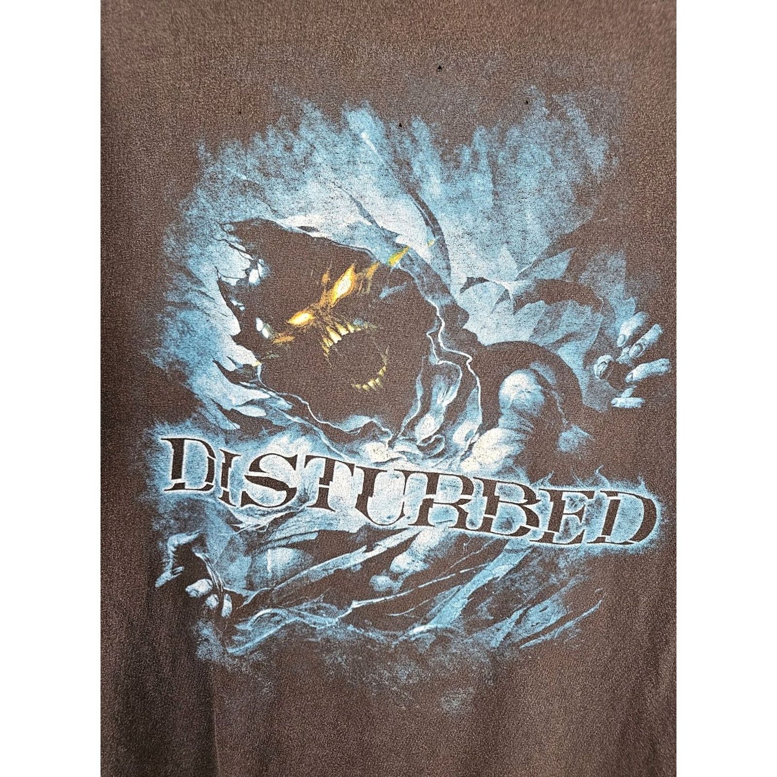 Vintage VINTAGE Y2K DISTURBED ROCK HEAVY METAL TOUR BLACK COTTON T-SHIRT SZ LARGE Size US L / EU 52-54 / 3 - 2 Thumbnail