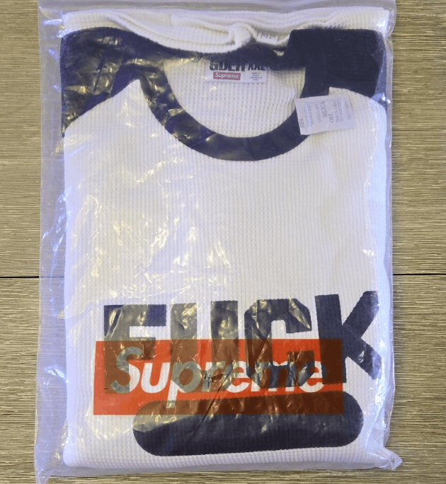Supreme Goodenough Thermal White XXL Long Sleeve SS25