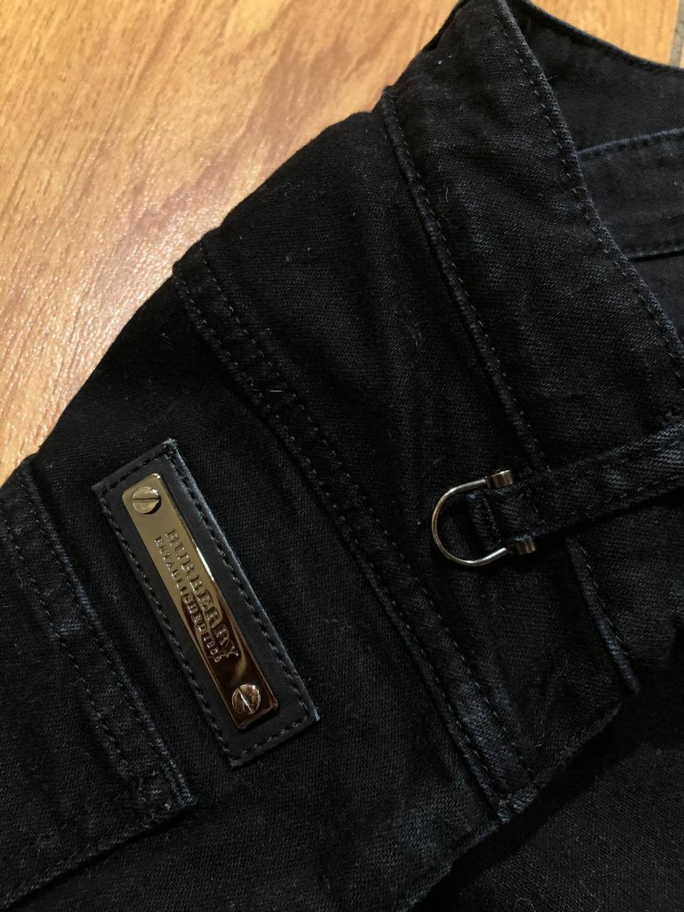 Burberry Burberry London Black Denim Jeans streetwear Size 23" - 7 Thumbnail