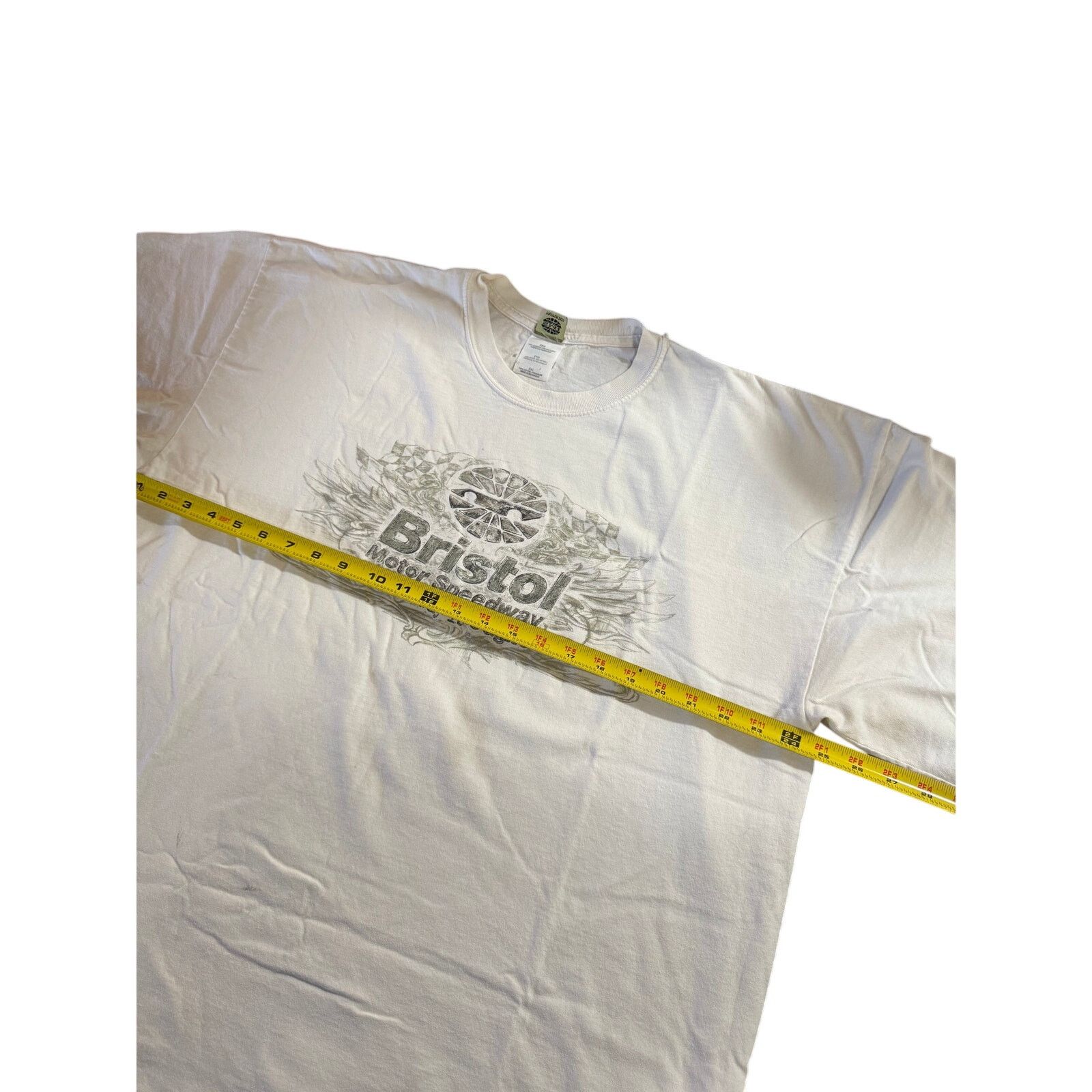 NASCAR NASCAR Tee Bristol Motor Speedway Oversized Men's 2XL White Size US XXL / EU 58 / 5 - 5 Thumbnail