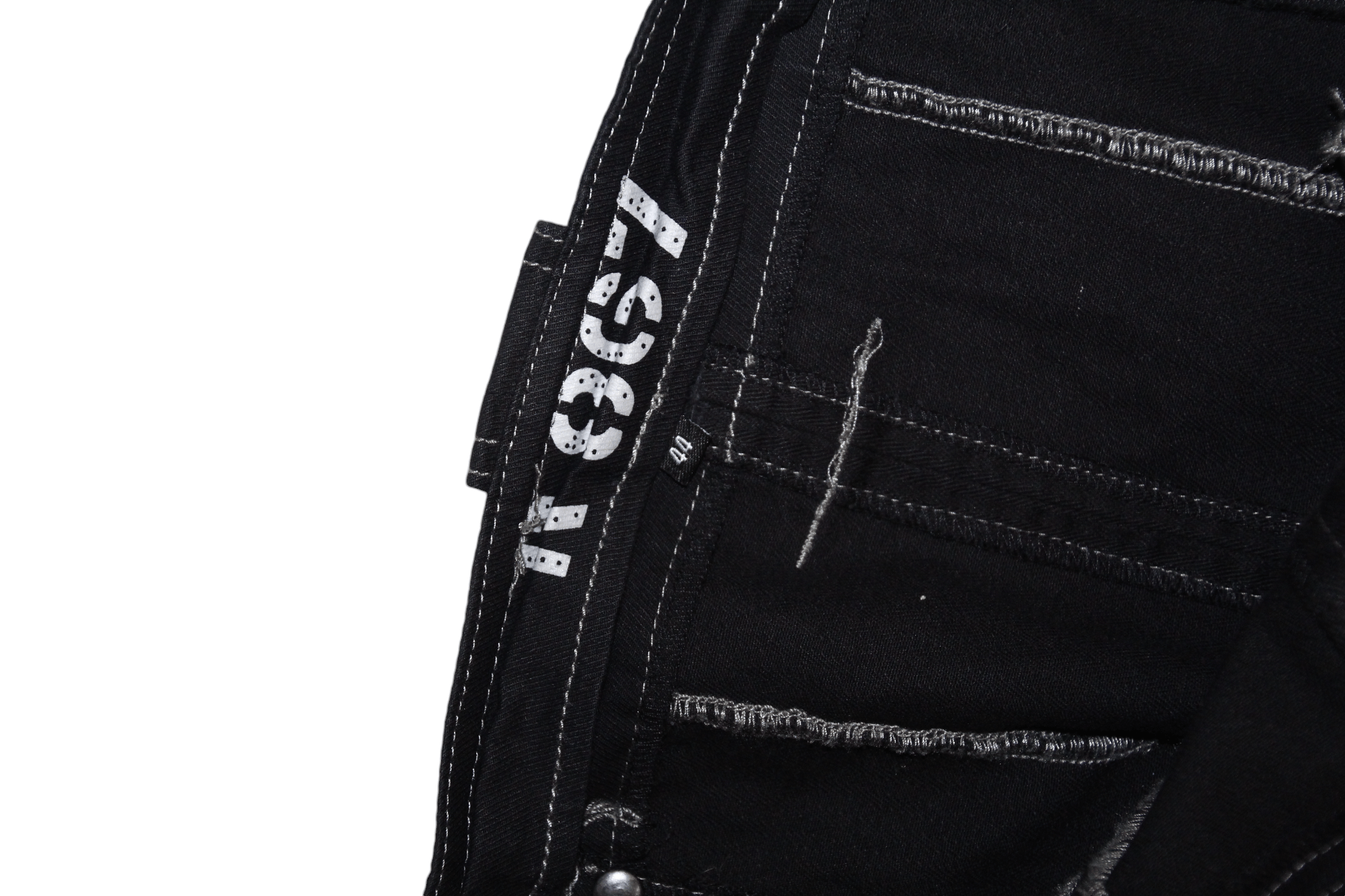 Other Vtg R-867 Seditionaries Design Cargro Balloon Denim Skirt Size 32" / US 10 / IT 46 - 3 Thumbnail