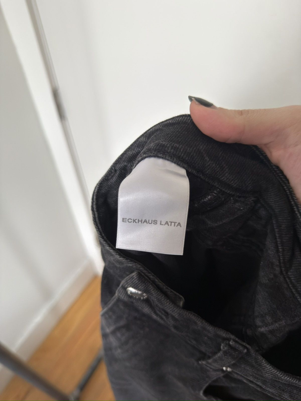 Eckhaus Latta Gray Tapered Jeans Size 24" / US 00 / IT 34 - 3 Thumbnail
