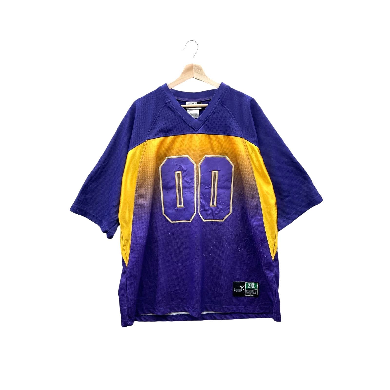 Puma × Vintage Puma Minnesota Vikings Mesh Gradient Football Team Jersey Size US XXL / EU 58 / 5 - 1 Thumbnail