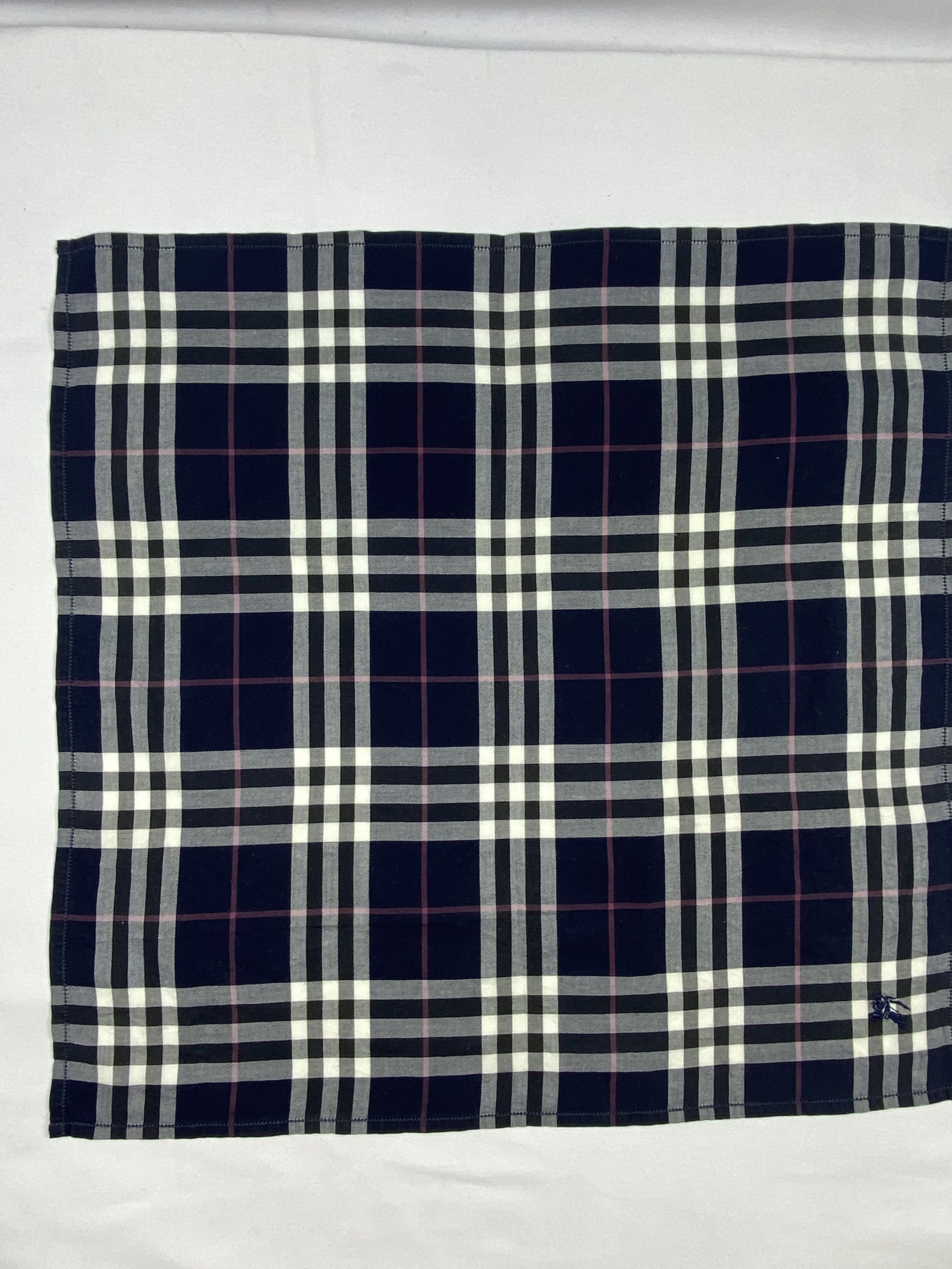 Burberry Vintage Burberry Handkerchief / Bandana / Neckerchief Size ONE SIZE - 3 Thumbnail