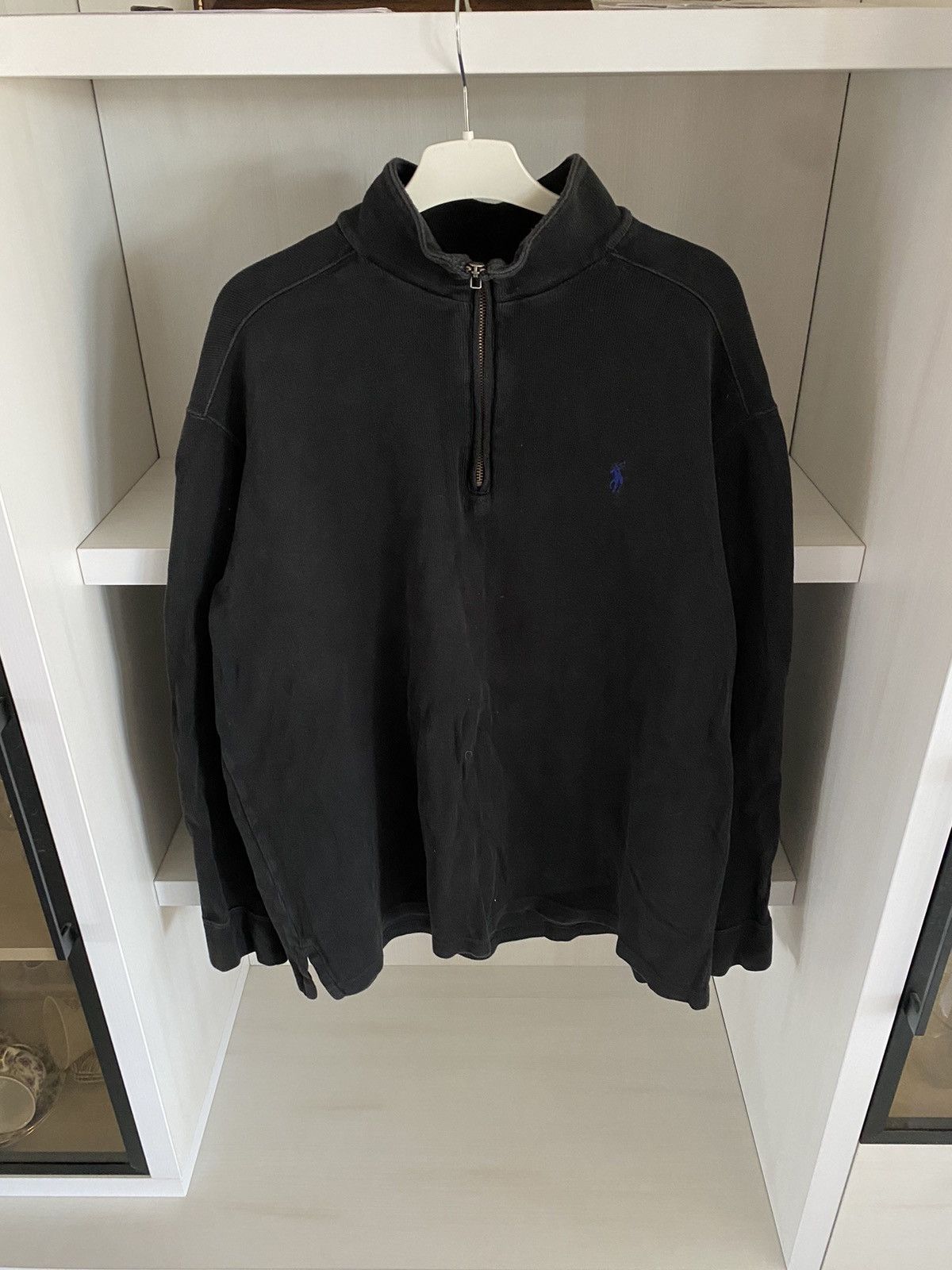 Polo Ralph Lauren Vintage Polo Ralph Lauren Zip Sweatshirt Chief Keef Black XL Size US XL / EU 56 / 4 - 3 Thumbnail