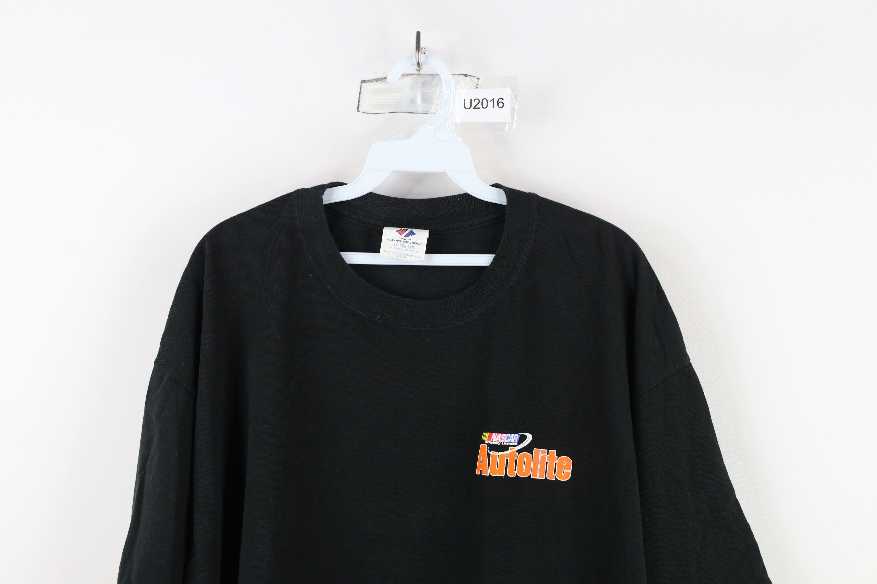 Vintage Vintage NASCAR Autolite Spark Plugs T-Shirt Black Cotton Size US XXL / EU 58 / 5 - 2 Thumbnail