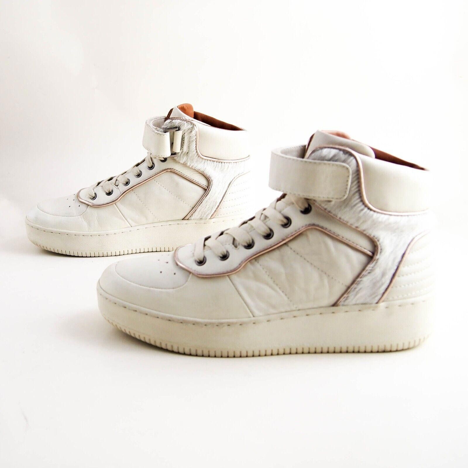 Designer Crime London Sneakers Ivory Leather Womens US 8.5 EU 39 Size US 8.5 / IT 38.5 - 2 Thumbnail