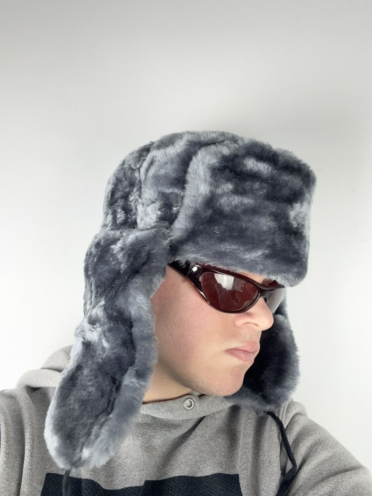 Vintage Vintage 70s USSR Military Trapper hat Ushanka Opium Rare Size ONE SIZE - 3 Thumbnail