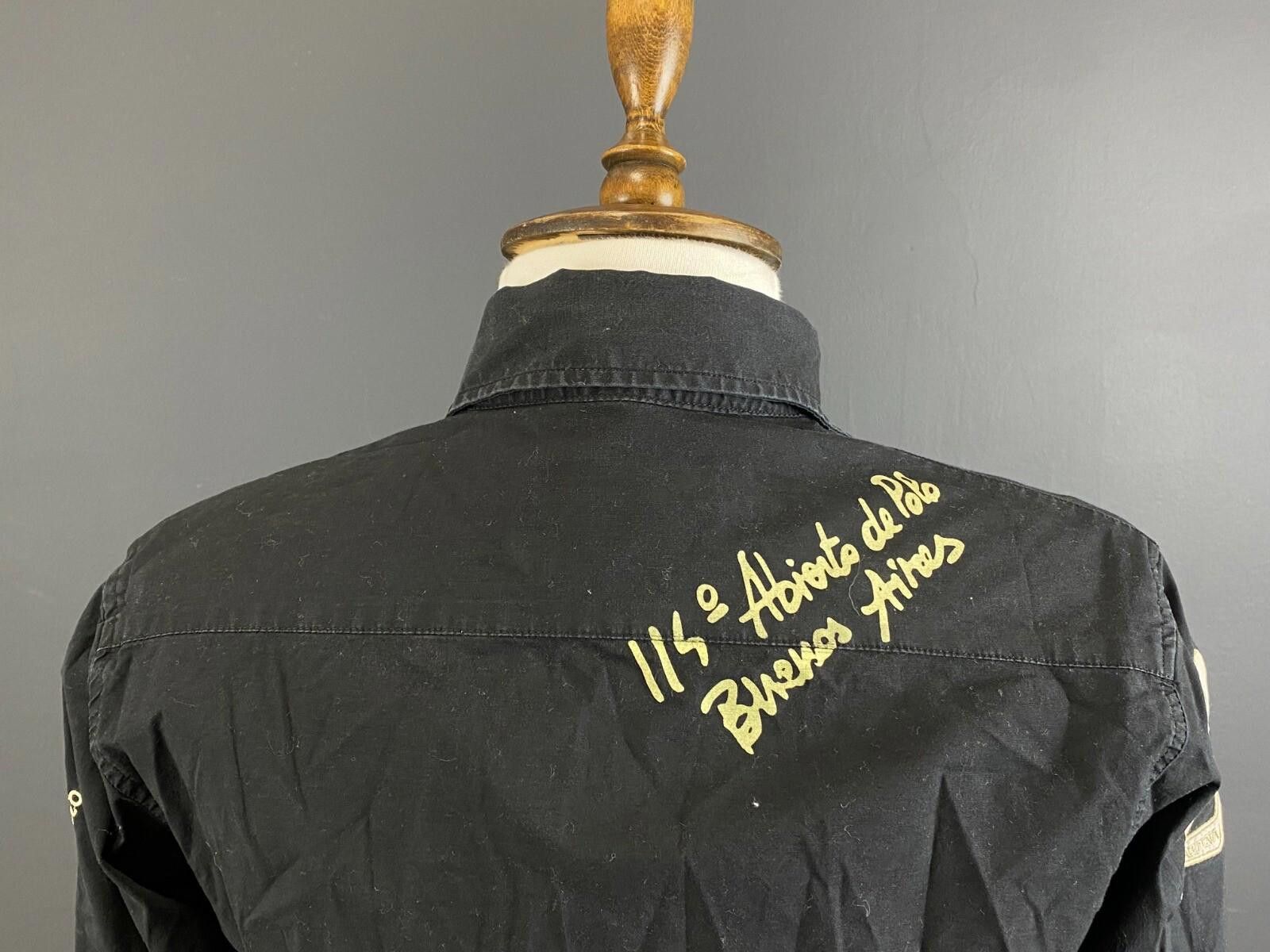 La Martina La Martina Buenos Aires Black Blouse Shirt Size L Size L / US 10 / IT 46 - 11 Thumbnail