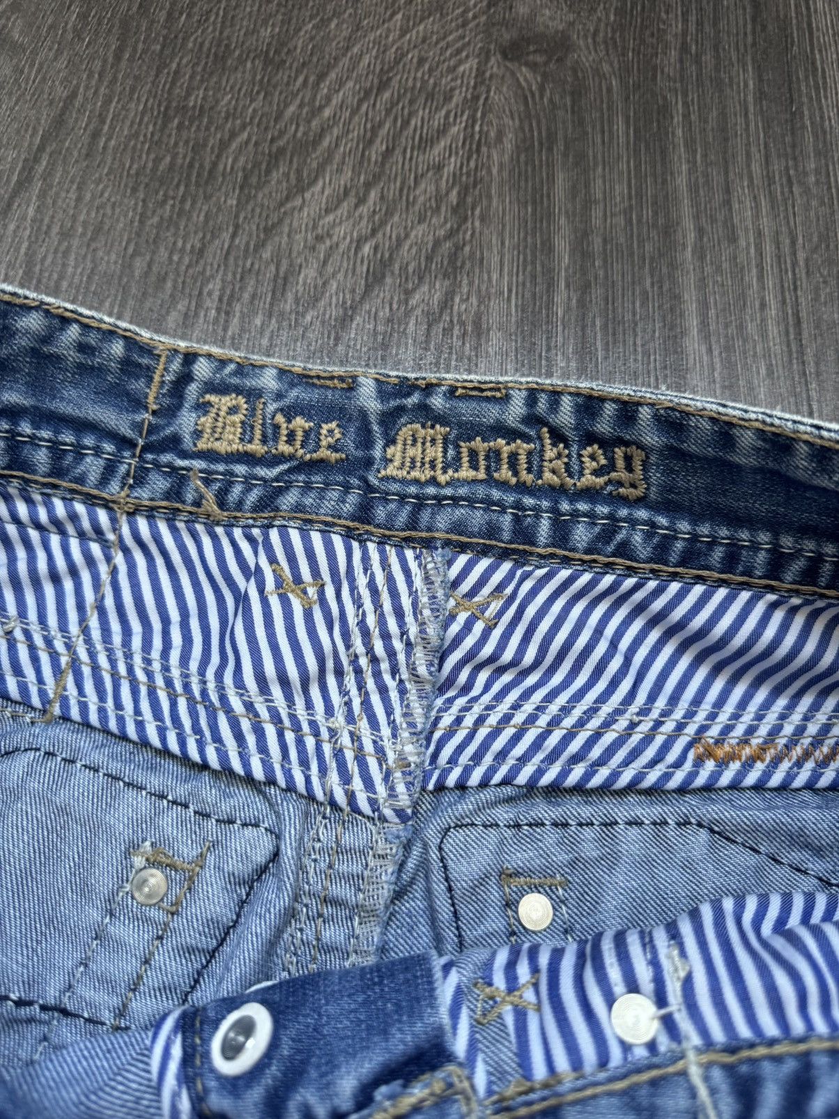 Japanese Brand × Vintage Y2K Avantgarde Ebroidered DENIM Jeans Size US 31 - 6 Thumbnail