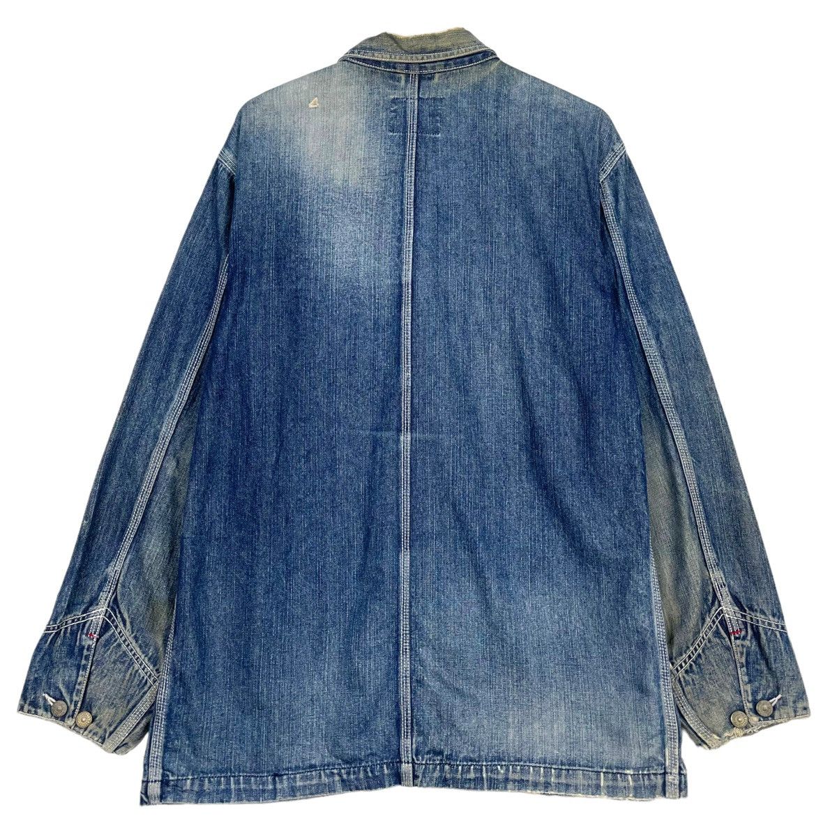 Japanese Brand × The Workers Club 💥80s WEST WIN DENIM CHORE WORKER JEAN JACKET Size US L / EU 52-54 / 3 - 8 Thumbnail