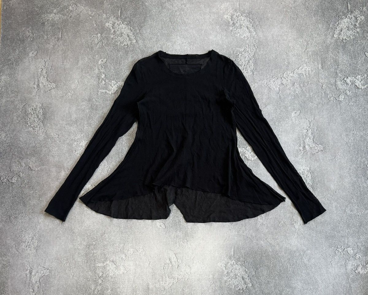 Rundholz Rundholz S/size mesh black dress avantgarde long sleeve y2k Size S / US 4 / IT 40 - 4 Thumbnail