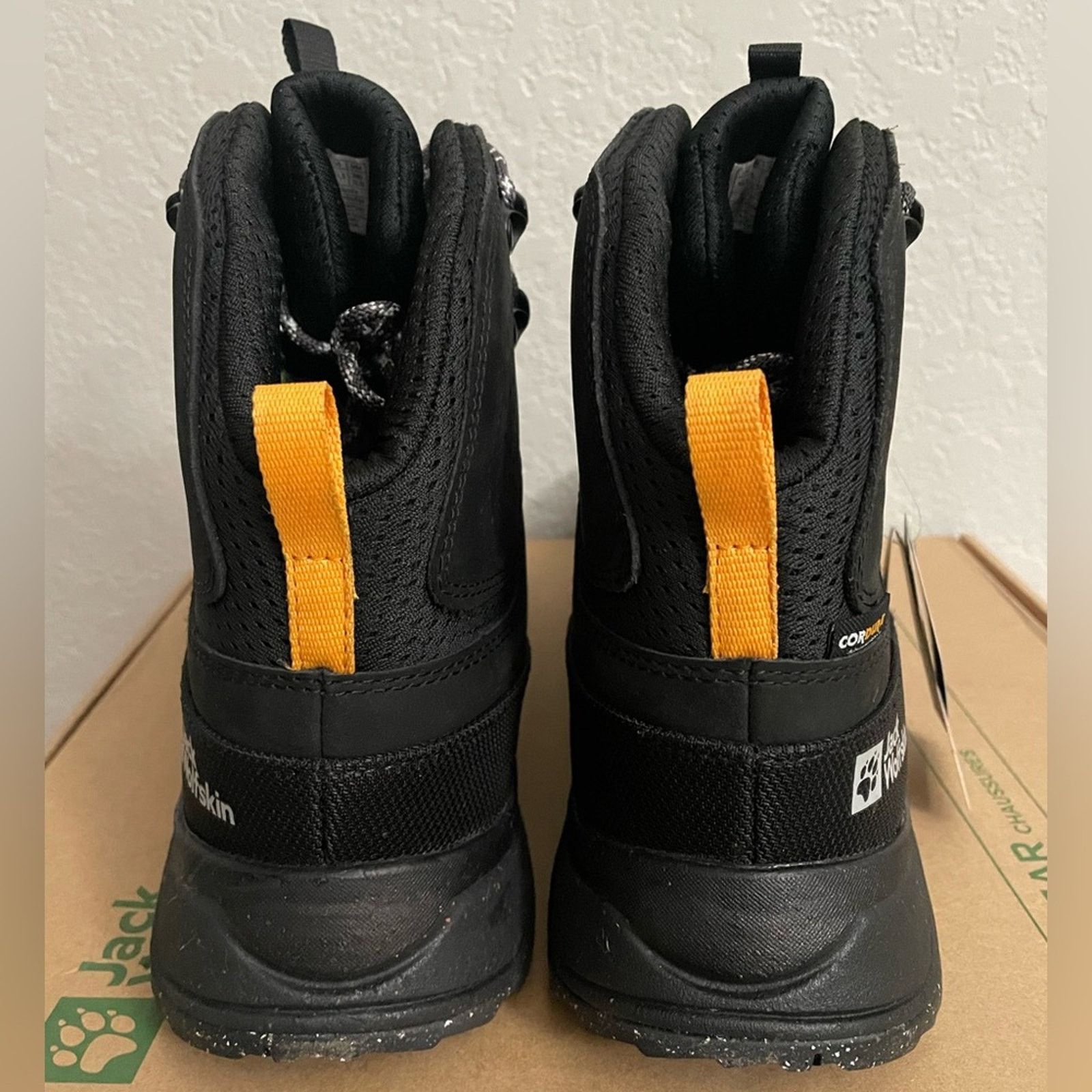 Vintage Jack Wolfskin Terraquest Texapore Hiking Shoe Black Men 11.5 Size US 11.5 / EU 44-45 - 6 Thumbnail