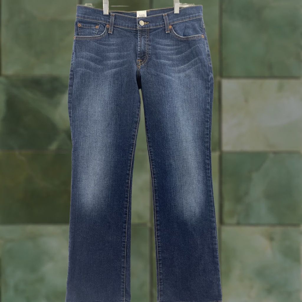 Lucky Brand Lucky Brand Jeans Womens Mid-Rise Flare Dungarees Gene Montesano 30W 32L Size 28" / US 6 / IT 42 - 1 Thumbnail