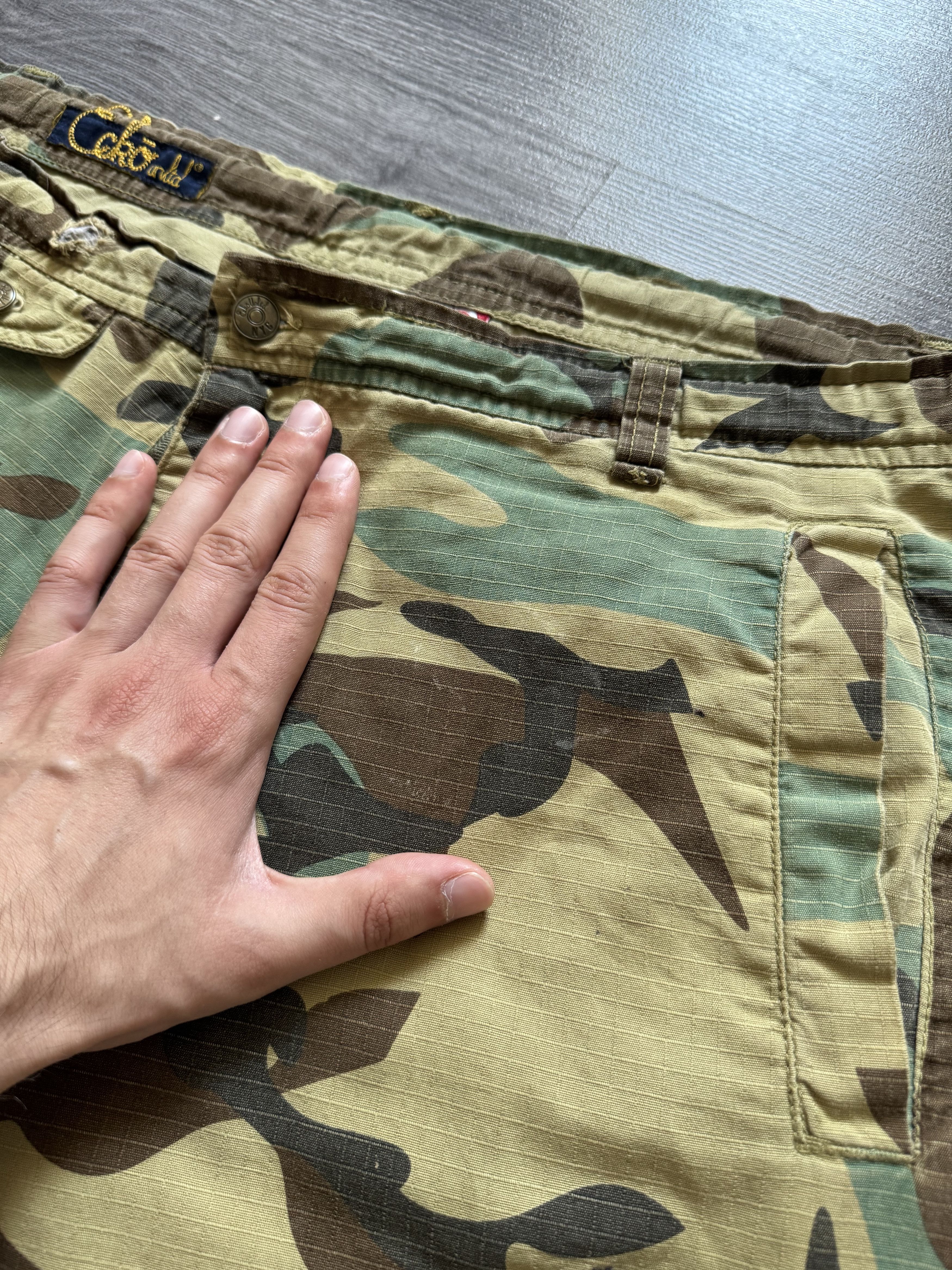 Ecko Unltd. Y2k Ecko Unltd cargo Camo Rap wide shorts military hip hop Size US 36 / EU 52 - 10 Thumbnail