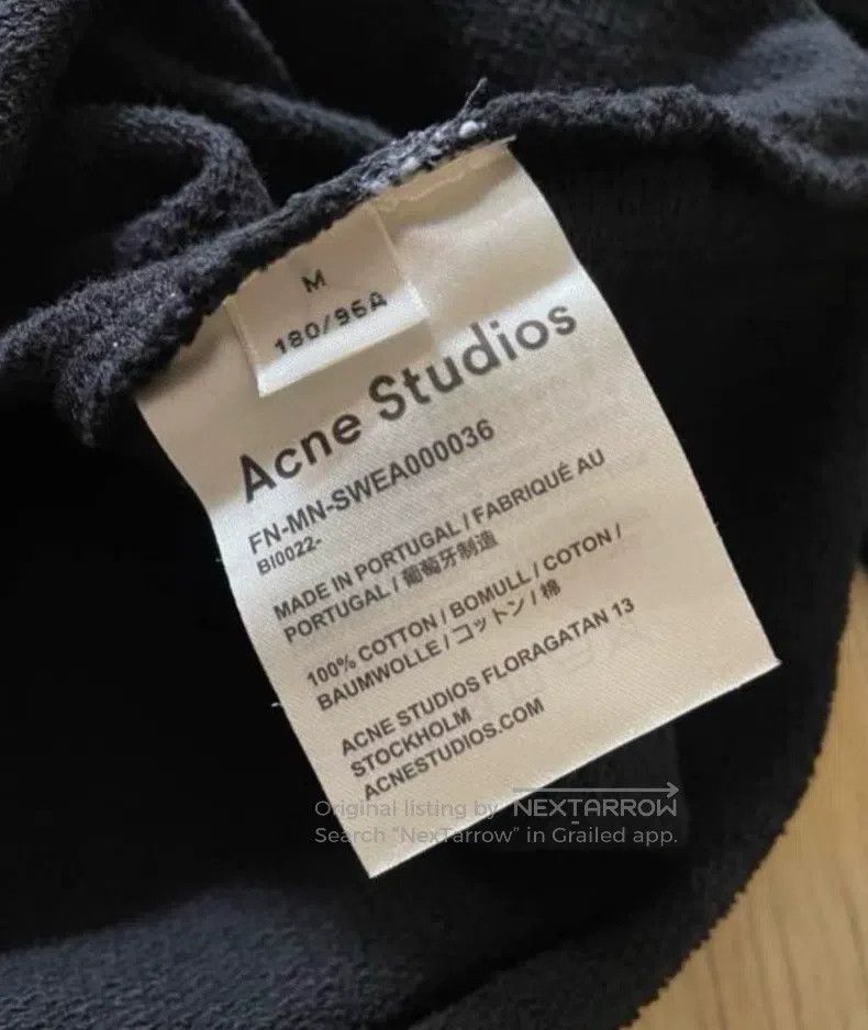 Acne Studios Acne Studios Inverted Logo Hoodie Size US M / EU 48-50 / 2 - 4 Thumbnail
