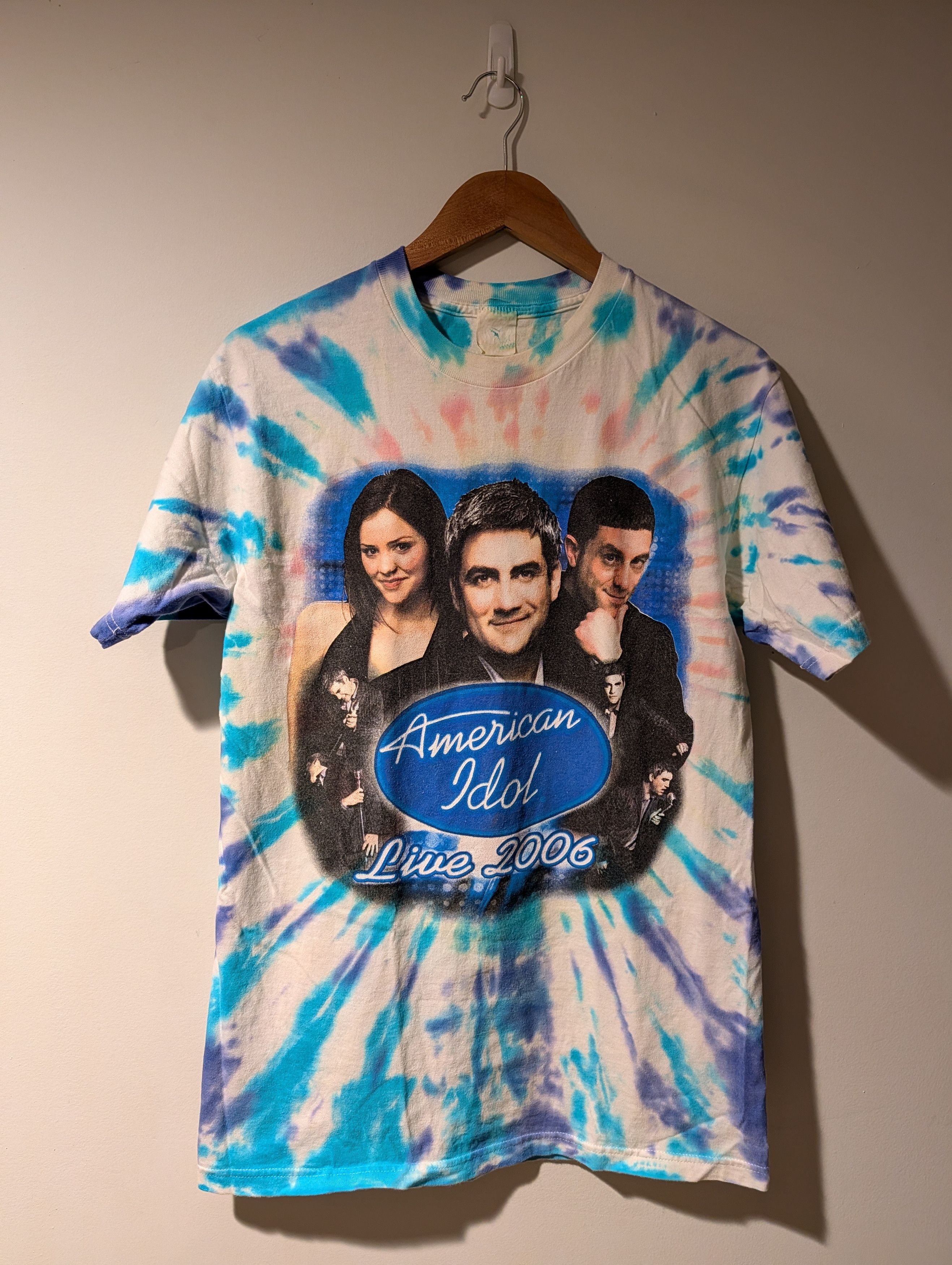Gildan Vintage 2006 American Idol Live Taylor Hicks McPhee T-Shirt Size US M / EU 48-50 / 2 - 1 Thumbnail
