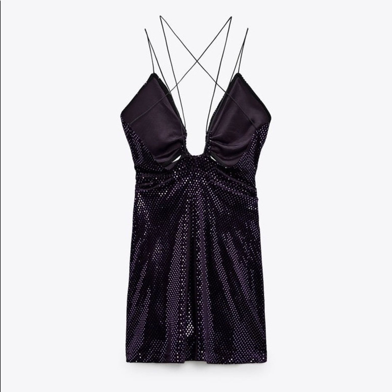 Zara ZARA RING DETAIL SHINY DRESS Size S / US 4 / IT 40 - 2 Thumbnail