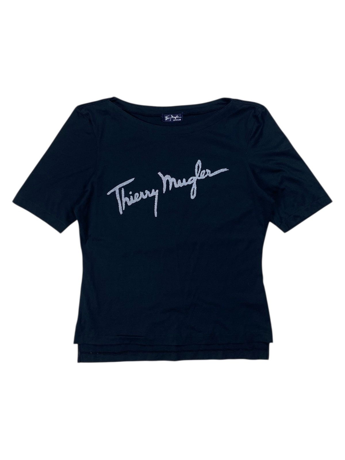Thierry Mugler Vintage Thierry Mugler Iconic Logo T-Shirt Size US S / EU 44-46 / 1 - 1 Thumbnail