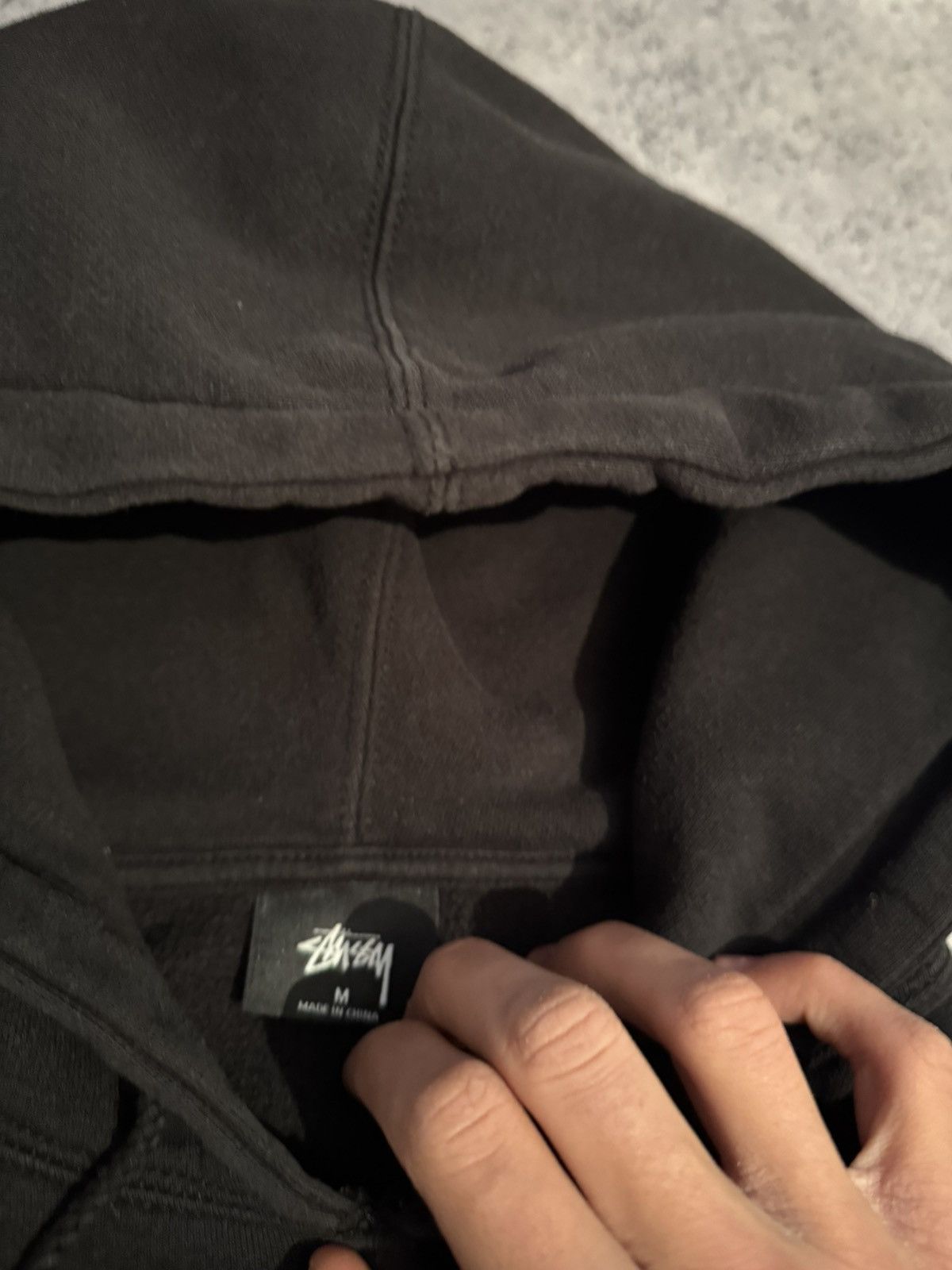 Stussy Streetwear * Stussy. Stussy Big Logo Black Hoodie Size US M / EU 48-50 / 2 - 11 Thumbnail