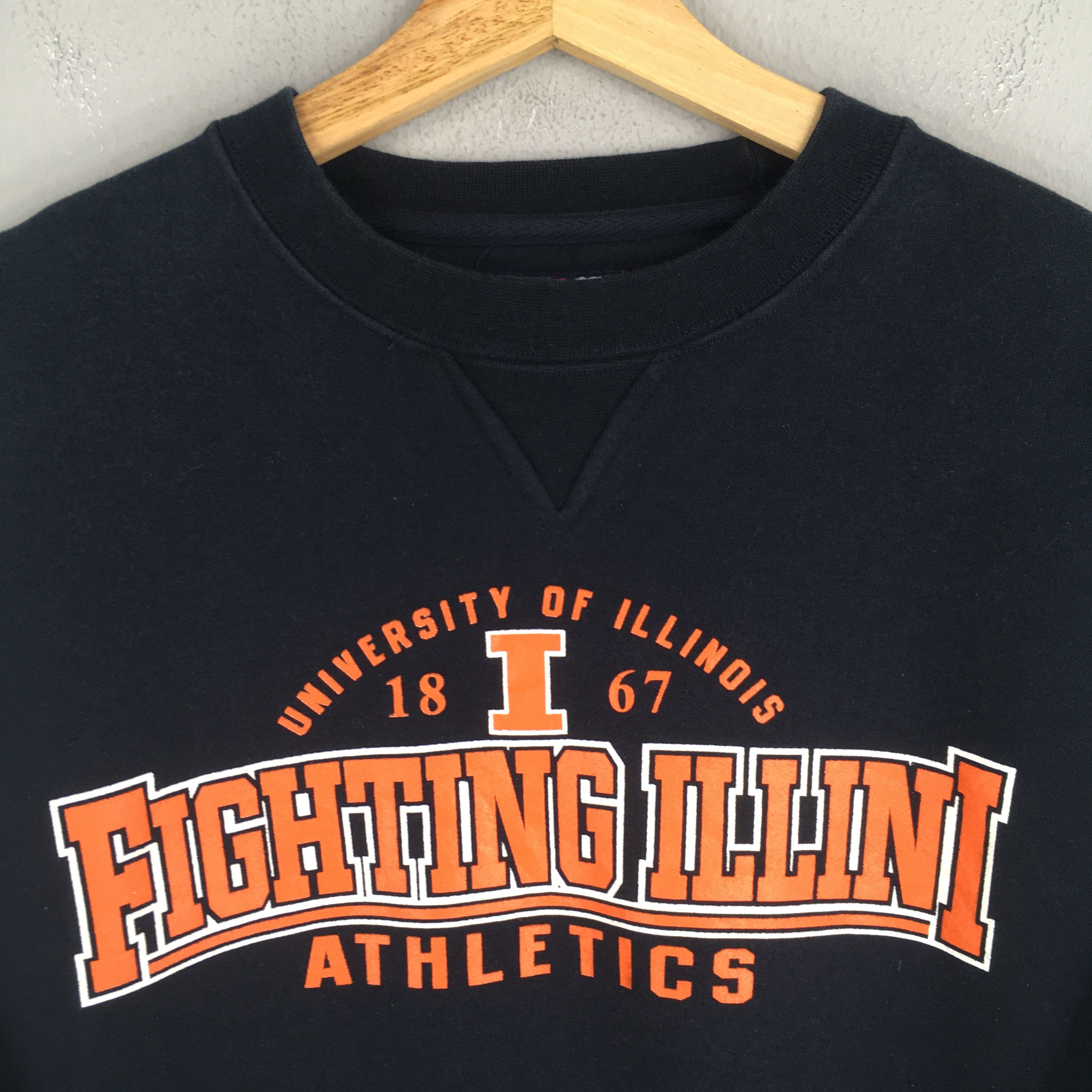 Vintage Vintage University Illinois Sweatshirt Medium Size US M / EU 48-50 / 2 - 2 Thumbnail